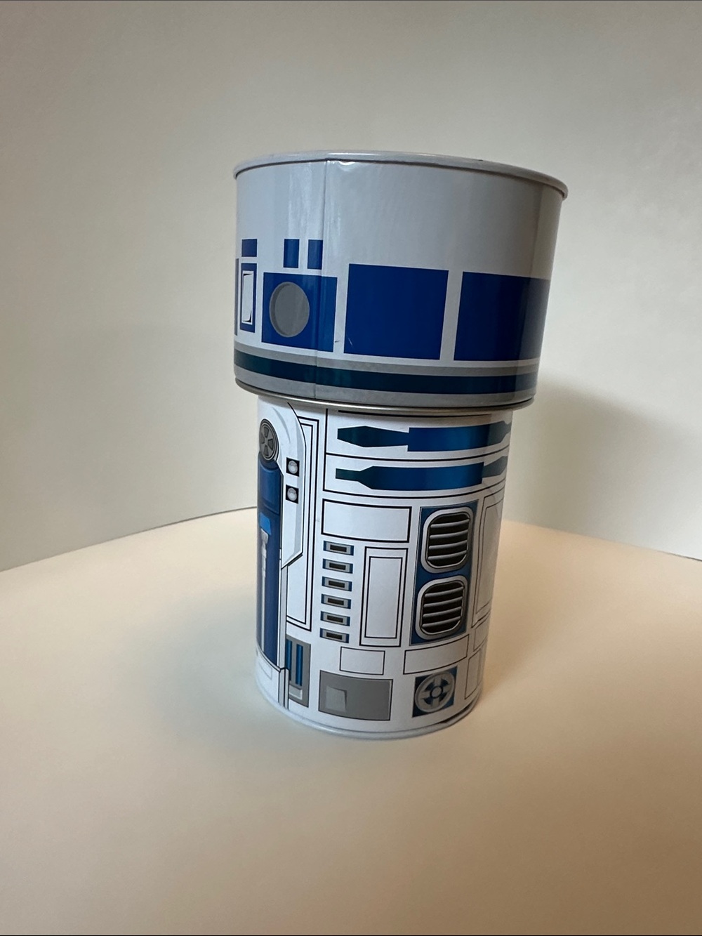 Star Wars R2-D2 Bobble Head Tin Bank - White & Blue